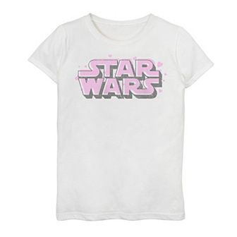 Girls 7-16 Star Wars Floating Hearts Graphic Tee