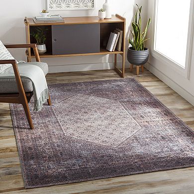 Decor 140 Amphora Traditional Washable Area Rug