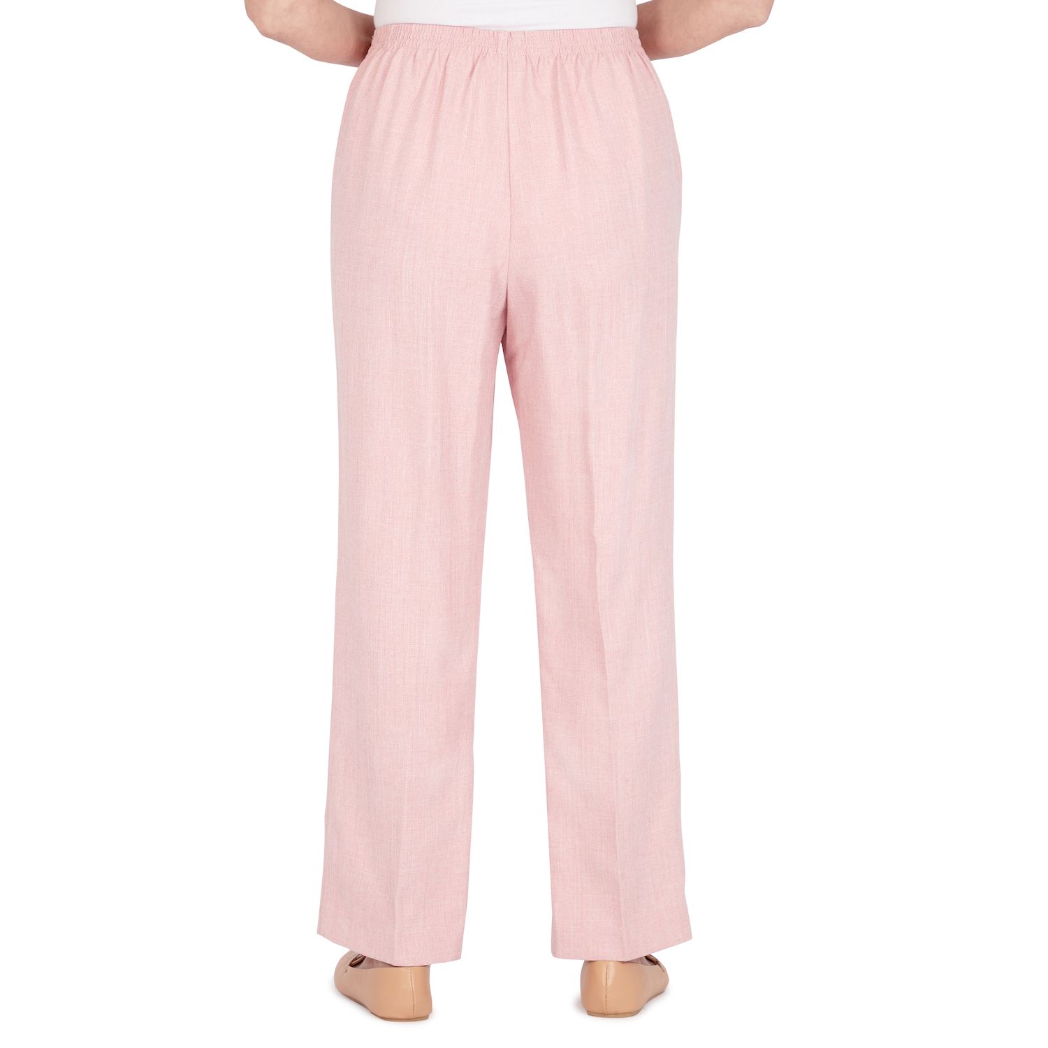 alfred dunner flat front pants petite