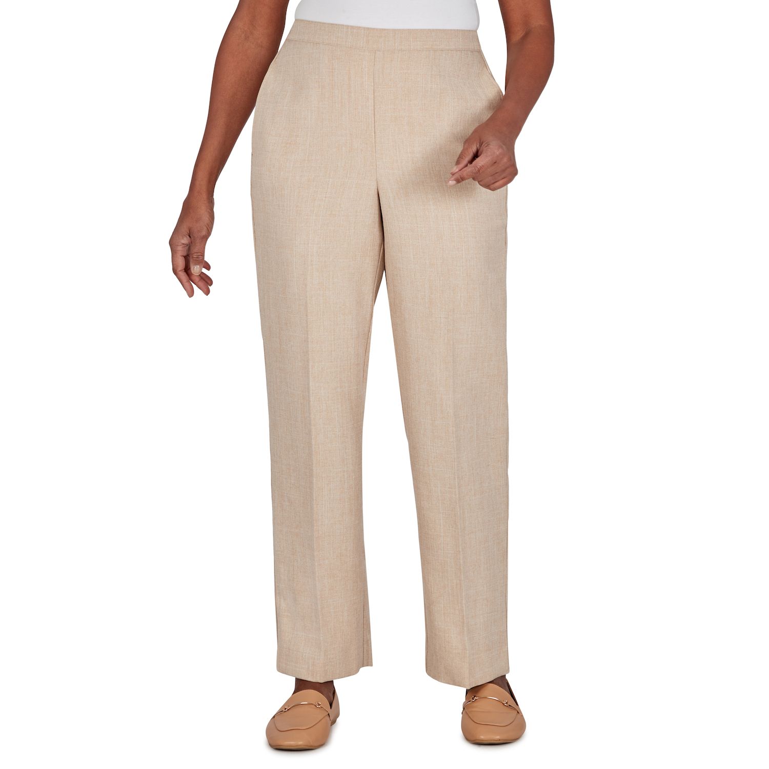 alfred dunner flat front jeans