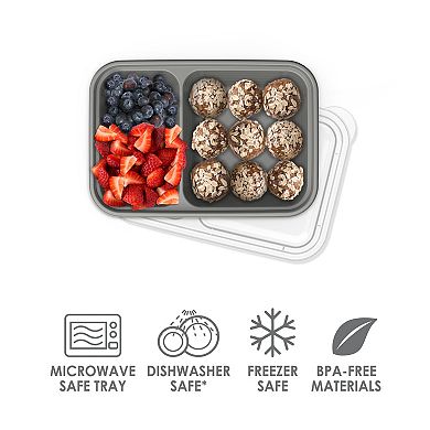 Bentgo Prep 2-Compartment 20-Piece Snack Container Set