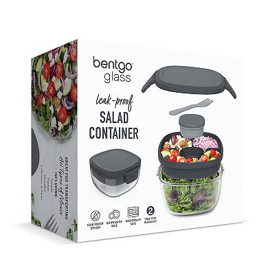 Bentgo Glass Leak-Proof Salad Container