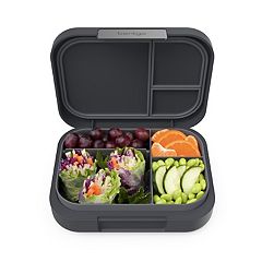 Bentgo Classic All-in-One Stackable Lunch Box Container with Built in  Flatware - Slate