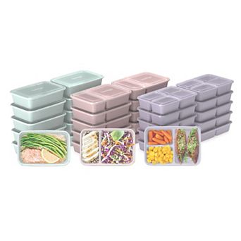 Bentgo Prep Floral Pastels Collection 60 pc Meal Prep Kit