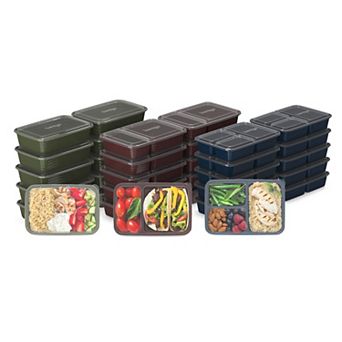 Bentgo Prep Rich Shades Collection 60 pc Meal Prep Kit