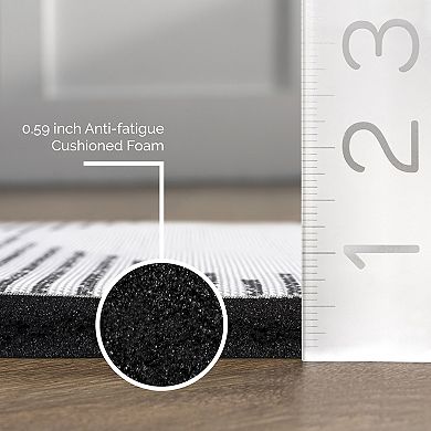 nuLOOM Diamond Stripes Kitchen Mat