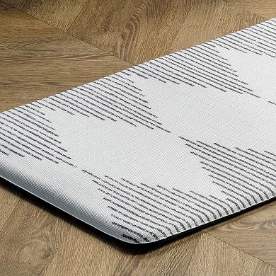 nuLOOM Diamond Stripes Kitchen Mat