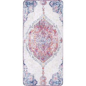 nuLOOM Vintage Medallion Kitchen Mat