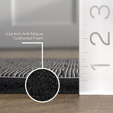 nuLOOM Casual Crosshatched Kitchen Mat