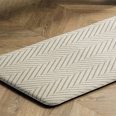 nuLOOM Casual Herringbone Kitchen Mat