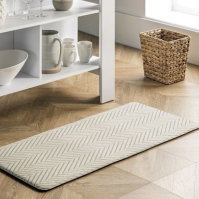 nuLOOM Casual Herringbone Kitchen Mat