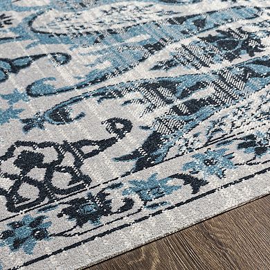 Decor 140 Aguilar Traditional Washable Area Rug