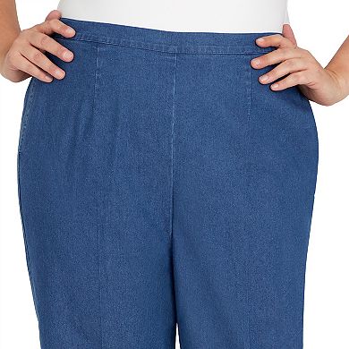 Plus Size Alfred Dunner Denim Capri Pants