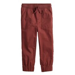 NIKE TEAM Boys Large (16-18) TEARAWAY PANTS (red w/ snaps