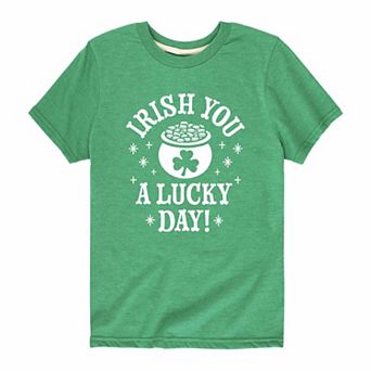 Boys 8-20 Irish You A Lucky Day Graphic Tee