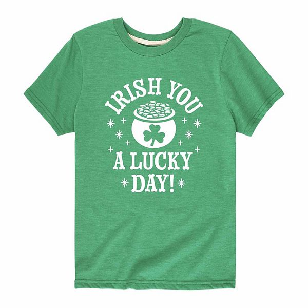 Boys 8-20 Irish You A Lucky Day Graphic Tee