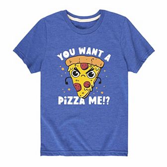 Boys 8-20 You Want A Pizza Me Funny Graphic Tee