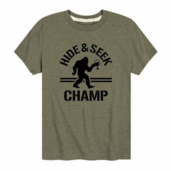 Boys 8-20 Hide And Seek Sasquatch Graphic Tee