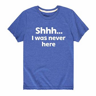 Boys 8-20 Shhh I Was Never Here Graphic Tee