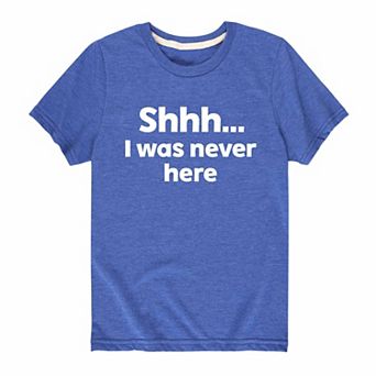Boys 8-20 Shhh I Was Never Here Graphic Tee
