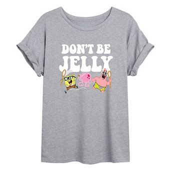 Juniors' SpongeBob SquarePants "Don't Be Jelly" Oversized Tee
