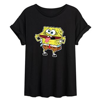 Juniors' SpongeBob SquarePants Fun Times Oversized Tee