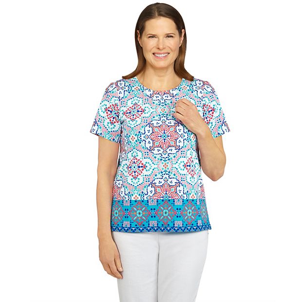 Alfred dunner hot sale fleece tops