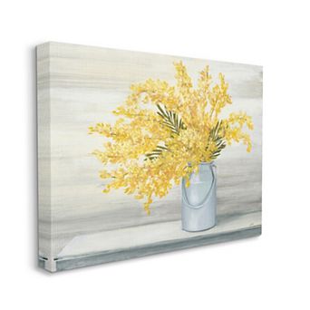 Stupell Home Decor Golden Fall Floral Bouquet Canvas Wall Art