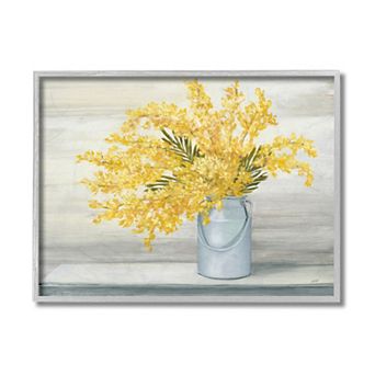 Stupell Home Decor Golden Bouquet Fall Floral Framed Wall Art