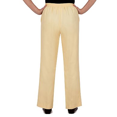 Women's Alfred Dunner Flat-Front Twill Pants