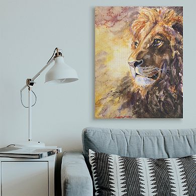 Stupell Home Decor Regal Lion Canvas Wall Art