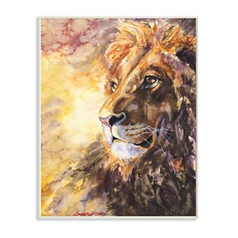 Stupell Home Decor Regal Lion Mane Plaque Wall Art