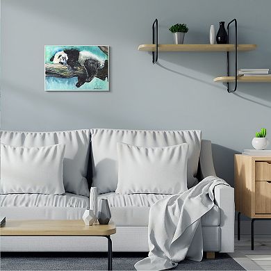 Stupell Home Decor Sleepy Baby Panda Tree Plaque Wall Art
