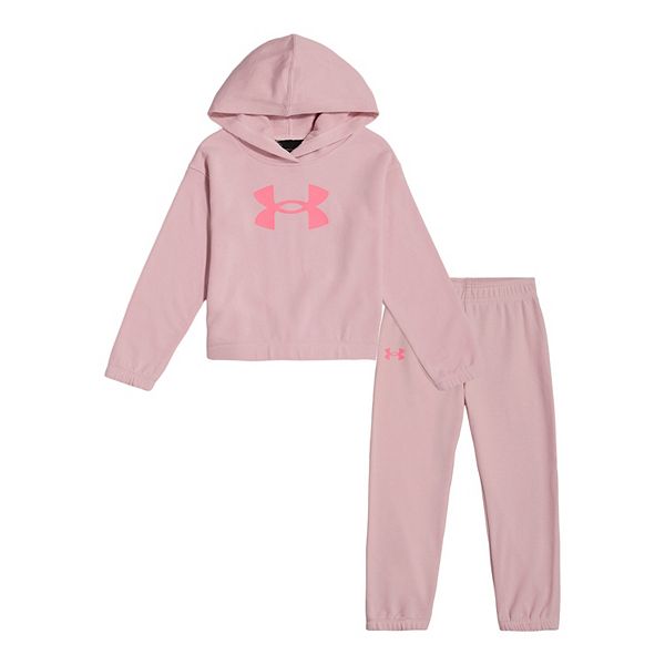 Toddler Girl Under Armour Reset Logo Terry Hoodie & Jogger Pants Set
