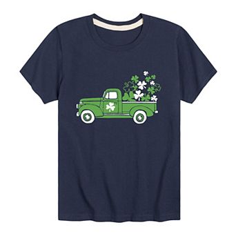 Boys 8-20 Vintage Shamrock Truck Graphic Tee