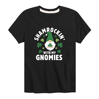 Boys 8-20 St. Patrick's Day Gnomies Graphic Tee