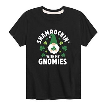 Boys 8-20 St. Patrick's Day Gnomies Graphic Tee