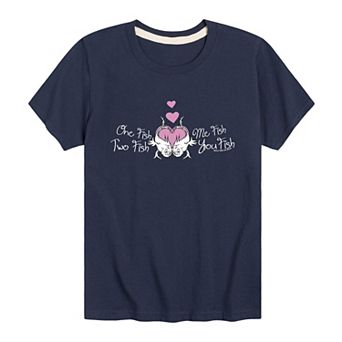 Boys 8-20 Dr. Seuss One Fish Two Fish Graphic Tee