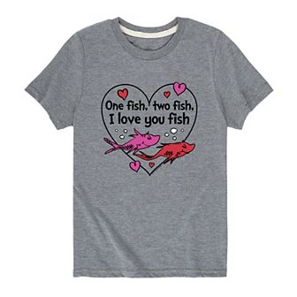 Boys 8-20 Dr. Seuss I Love You Fish Graphic Tee