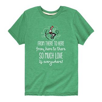 Boys 8-20 Dr. Seuss Love Is Everywhere Graphic Tee