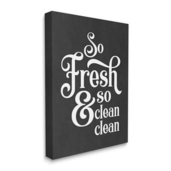 Stupell Home Decor So Fresh So Clean Laundry Wall Art