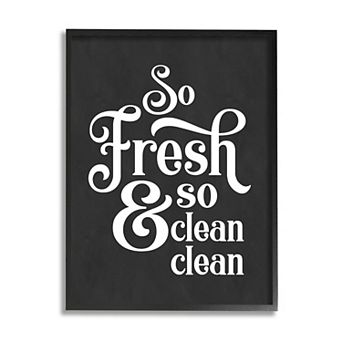 Stupell Home Decor So Fresh So Clean Laundry Wall Art