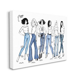 Stupell Home Decor Denim By Decades Fashion Jeans Wall Art