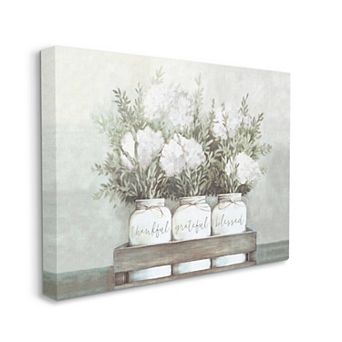 Stupell Home Decor Hydrangea Bouquet Sentiment Wall Art