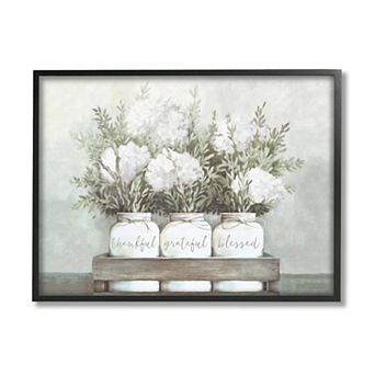 Stupell Home Decor Hydrangea Bouquet Sentiment Wall Art