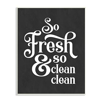 Stupell Home Decor So Fresh So Clean Laundry Vintage Wall Art