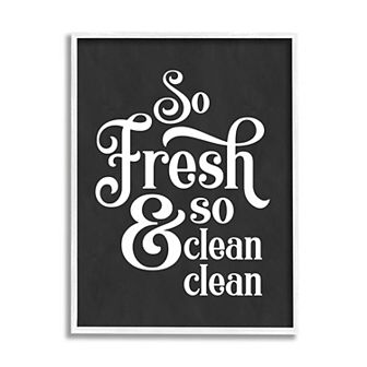 Stupell Home Decor So Fresh So Clean Laundry Vintage Wall Art