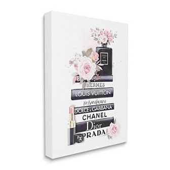 Stupell Home Decor Pink Roses and Fashion Wall Art