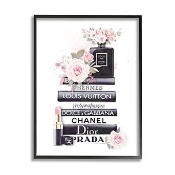 Stupell Home Decor Pink Roses and Fashion Wall Art