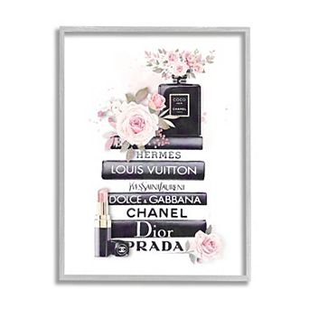 Stupell Home Decor Pink Roses and Fashion Wall Art